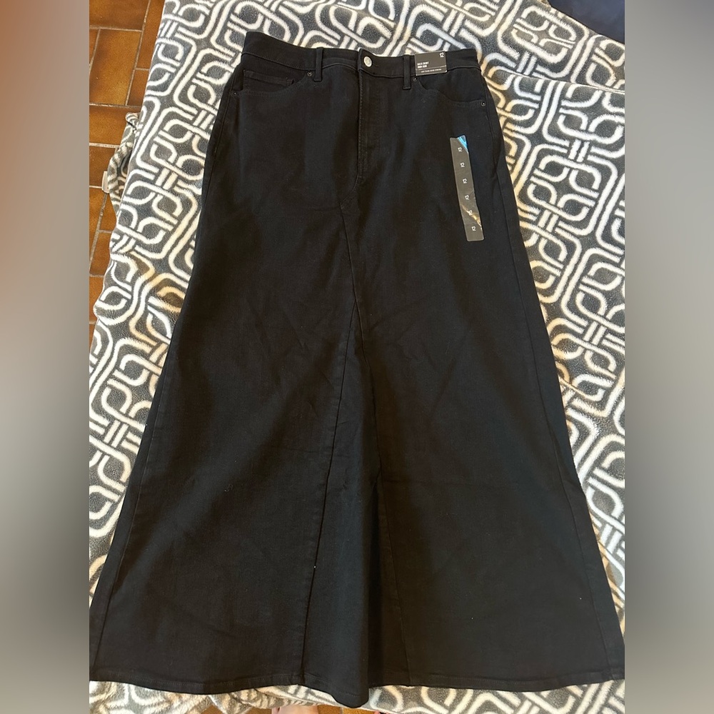 Express Black Maxi Skirt
